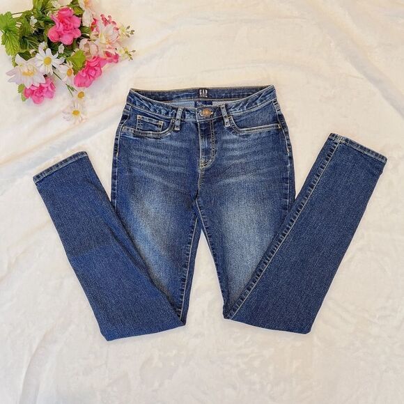 💚Gap‎ kids super skinny Jeans size 14 - Picture 1 of 5